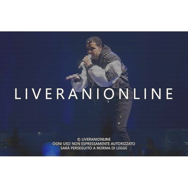 Canadian rapper, songwriter Drake (aka Aubrey Drake Graham) performs his first London show at the O2 Arena, London, England, UK on Friday 24th March 2014. AG ALDO LIVERANI SAS ONLY ITALY