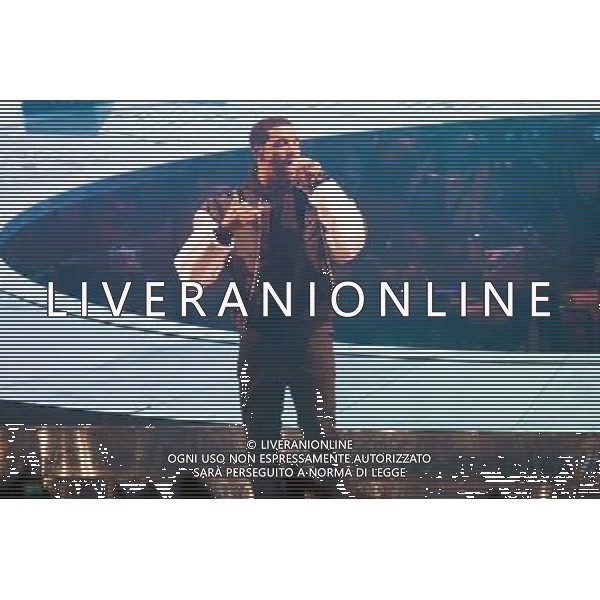Canadian rapper, songwriter Drake (aka Aubrey Drake Graham) performs his first London show at the O2 Arena, London, England, UK on Friday 24th March 2014. AG ALDO LIVERANI SAS ONLY ITALY