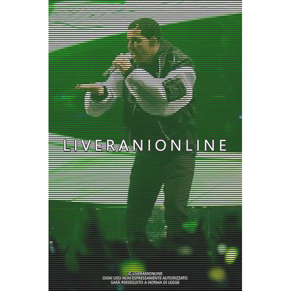 Canadian rapper, songwriter Drake (aka Aubrey Drake Graham) performs his first London show at the O2 Arena, London, England, UK on Friday 24th March 2014. AG ALDO LIVERANI SAS ONLY ITALY