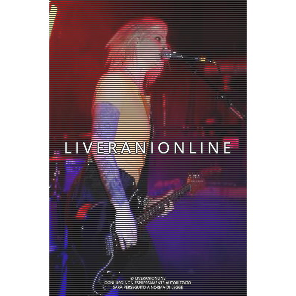 Brody Dalle, ex-Distillers, playing her solo gig at the NME Awards show in Hoxton Square Bar and Grill, London 24 February 2014. ©PHOTOSHOT/AGENZIA ALDO LIVERANI SAS - ITALY ONLY - EDITORIAL USE ONLY