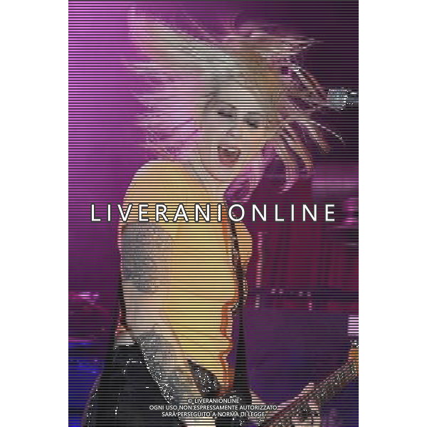 Brody Dalle, ex-Distillers, playing her solo gig at the NME Awards show in Hoxton Square Bar and Grill, London 24 February 2014. ©PHOTOSHOT/AGENZIA ALDO LIVERANI SAS - ITALY ONLY - EDITORIAL USE ONLY
