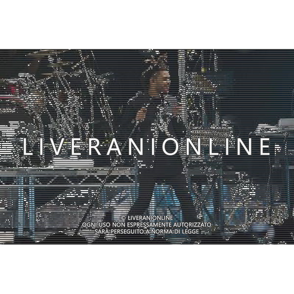 Canadian singer The Weeknd (born Abel Tesfaye) opens for Drake at his first London show at the O2 Arena, London, England, UK on Monday 24th March 2014. AG ALDO LIVERANI SAS ONLY ITALY