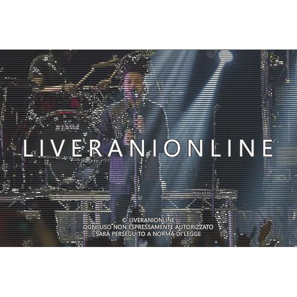 Canadian singer The Weeknd (born Abel Tesfaye) opens for Drake at his first London show at the O2 Arena, London, England, UK on Monday 24th March 2014. AG ALDO LIVERANI SAS ONLY ITALY
