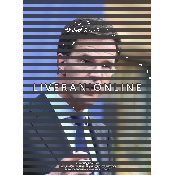 (140325) -- THE HAGUE, March 25, 2014 () -- Dutch Prime Minister Mark Rutte speaks during the closing press conference of the Nuclear Security Summit (NSS) 2014 in The Hague, the Netherlands, on March 25, 2014. The Nuclear Security Summit (NSS) 2014 concluded in The Hague on Tuesday with a communique reached by world leaders to prevent nuclear material from falling into the hands of terrorists. (/Gong Bing) AG ALDO LIVERANI SAS ONLY ITALY
