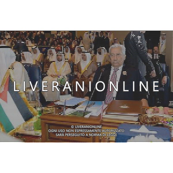 (140325) -- KUWAIT CITY, March 25, 2014 () -- Jordan\'s Prime Minister Abdullah Ensour attends the Arab League Summit in Kuwait City, Kuwait, March.25, 2014. The 25th Arab League Summit kicked off here on Tuesday. (/Noufal Ibrahim) (whw) ag aldo liverani sas only italy