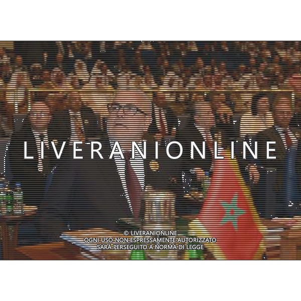 (140325) -- KUWAIT CITY, March 25, 2014 () -- Moroccan Prime Minister Abdelilah Benkirane attends the Arab League Summit in Kuwait City, Kuwait, March.25, 2014. The 25th Arab League Summit kicked off here on Tuesday. (/Noufal Ibrahim) (whw) ag aldo liverani sas only italy