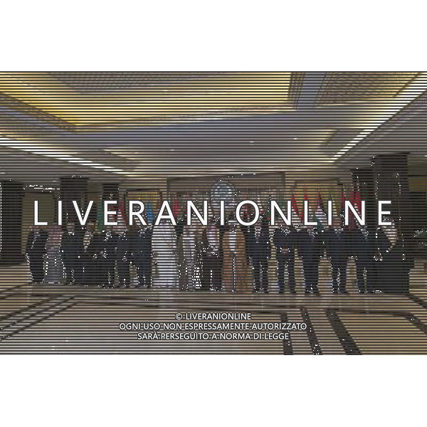 (140325) -- KUWAIT CITY, March 25, 2014 () -- Leaders and representatives of Arab countries pose for a group photo prior to to opening of the 25th Arab League Summitin in Kuwait City, Kuwait, March 25, 2014. The 25th Arab League Summit kicked off here on Tuesday. (/Cui Xinyu) ag aldo liverani sas only italy