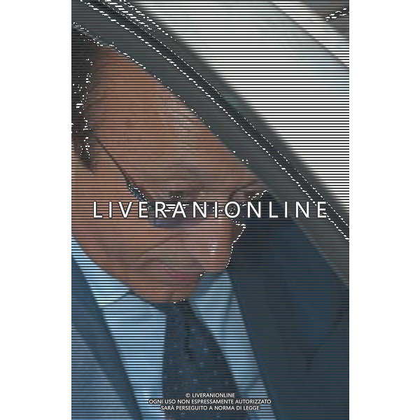 24/6/2003 MILANO LEGA CALCIO NELLA FOTO MOGGI LUCIANO VA VIA DALLA LEGA SENZA RILASCIARE DICHIARAZIONI agenzia aldo liverani foto di ilaria peroni