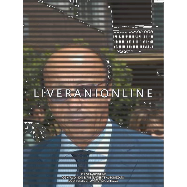 24/6/2003 MILANO LEGA CALCIO NELLA FOTO MOGGI LUCIANO VA VIA DALLA LEGA SENZA RILASCIARE DICHIARAZIONI agenzia aldo liverani foto di ilaria peroni