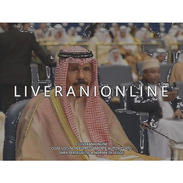 (140326) -- KUWAIT CITY, March 26, 2014 () -- Kuwait\'s Crown Prince Sheikh Nawaf Al-Ahmed Al-Sabah attends the 25th Arab League Summit closing session in Kuwait City, Kuwait, March 26, 2014. (/Noufal Ibrahim) AG ALDO LIVERANI SAS ONLY ITALY