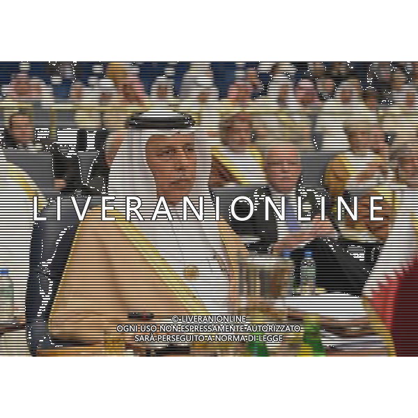 (140326) -- KUWAIT CITY, March 26, 2014 () -- Qatari Minister of State for Foreign Affairs Ahmed bin Abdullah al-Mahmoud attends the 25th Arab League Summit closing session in Kuwait City, Kuwait, March 26, 2014. (/Noufal Ibrahim) AG ALDO LIVERANI SAS ONLY ITALY