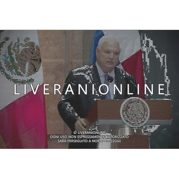 (140325) -- MEXICO CITY, March 25, 2014 () -- Panamanian President Ricardo Martinelli delivers a speech during his visit in Mexico City, capital of Mexico, on March 24, 2014. Martinelli is on an official visit to Mexico. (/Alejandro Ayala) (rh) (sp) AG ALDO LIVERANI SAS ONLY ITALY