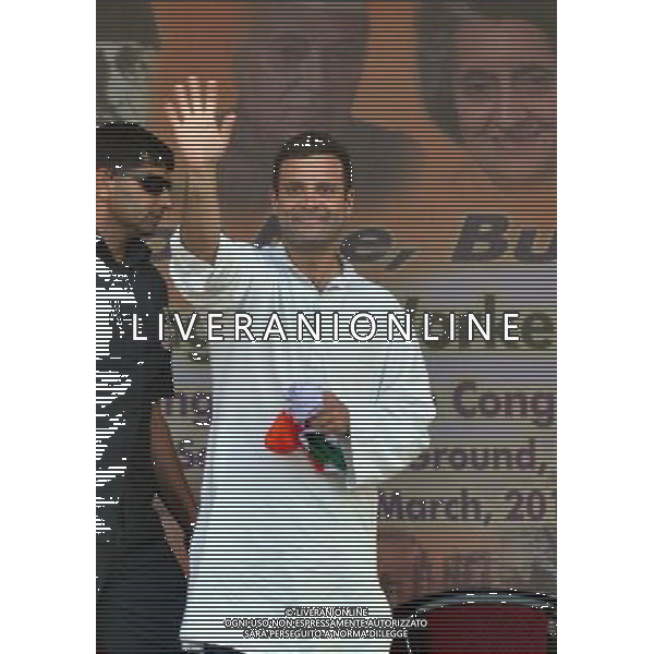 (140325) -- CALCUTTA, March 25, 2014 () --- Vice President of India\'s ruling Congress party Rahul Gandhi arrives for an election campaign for the upcoming Indian parliamentary election in Calcutta, capital of eastern Indian state West Bengal, March 25, 2014. (/Stringer) AG ALDO LIVERANI SAS ONLY ITALY