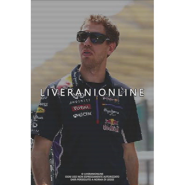 Sebastian Vettel (GER) Red Bull Racing walks the circuit. 27.03.2014. Formula 1 World Championship, Rd 2, Malaysian Grand Prix, Sepang, Malaysia, Thursday. - www.xpbimages.com, EMail: requests@xpbimages.com - copy of publication required for printed pictures. Every used picture is fee-liable. © Copyright: Batchelor / XPB Images AG ALDO LIVERANI SAS ONLY ITALY