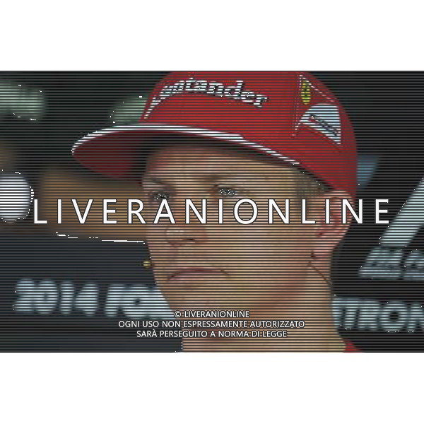 Kimi Raikkonen (FIN) Ferrari in the FIA Press Conference. 27.03.2014. Formula 1 World Championship, Rd 2, Malaysian Grand Prix, Sepang, Malaysia, Thursday. - www.xpbimages.com, EMail: requests@xpbimages.com - copy of publication required for printed pictures. Every used picture is fee-liable. © Copyright: Price / XPB Images AG ALDO LIVERANI SAS ONLY ITALY