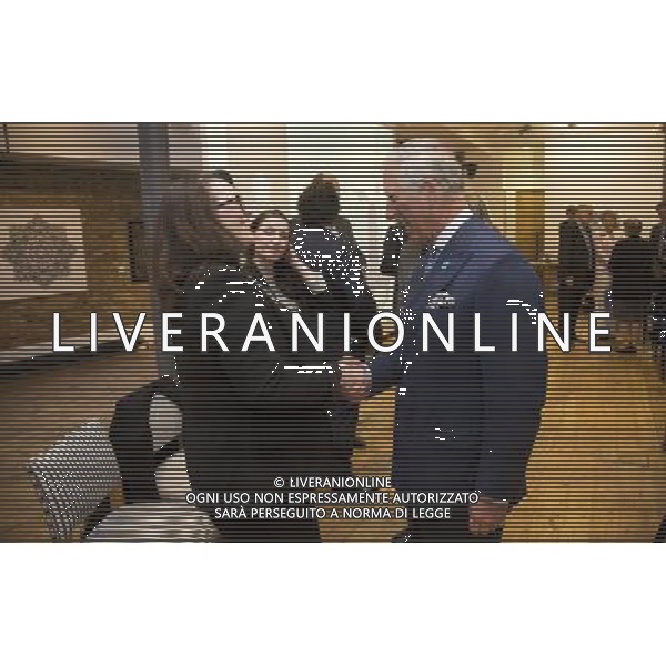  Date: 26/03/14 Pictured: The Prince of Wales with Yolande Barnes Caption: The Prince of Wales, President of the Prince\'s Foundation for Building Community, attended the Housing London Symposium which took place at the Prince\'s Foundation for Building Community in East London today. ©PHOTOSHOT/AGENZIA ALDO LIVERANI SAS - ITALY ONLY - REALI INGLESI: IL PRINCIPE CARLO D\'INGHILTERRA PARTECIPA AL SIMPOSIO HOUSING LONDRA