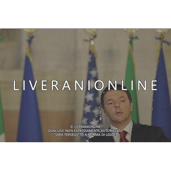 Il premier Italiano Matteo Renzi incontra il Presidente degli Stati Uniti Barack Obama a Villa Madama a Roma 27 marzo 2014 ©Corradetti/AGENZIA ALDO LIVERANI SAS 