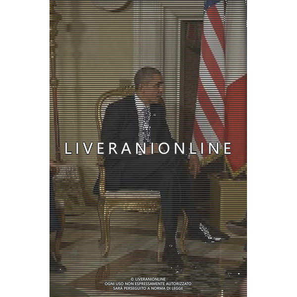ROMA 27-03-2014 INCONTRO OBAMA RENZI NELLA FOTO L\'INCONTRO BARACK OBAMA E RENZI FOTO POOL AG ALDOL IVERANI SAS