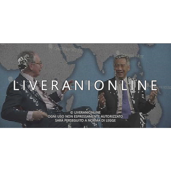 Lee Hsien Loong PM of Singapore speaks on Singapore\'s Perspectives on Asia and Europe alongside Rt Hon Sir Malcolm Rifkind MP, Chairman, Intelligence and Security Committe; UK Foreign Secretary (1995-97). Chatham House, London. AG ALDO LIVERANI SAS ONLY ITALY