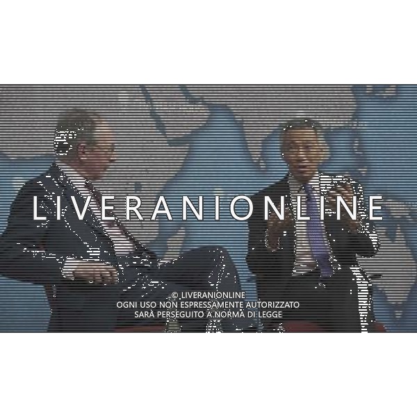 Lee Hsien Loong PM of Singapore speaks on Singapore\'s Perspectives on Asia and Europe alongside Rt Hon Sir Malcolm Rifkind MP, Chairman, Intelligence and Security Committe; UK Foreign Secretary (1995-97). Chatham House, London. AG ALDO LIVERANI SAS ONLY ITALY