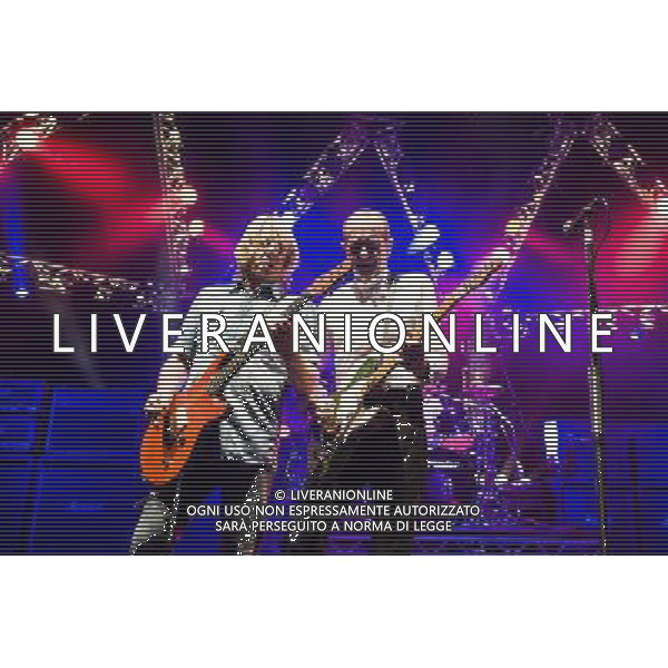 Status Quo playing live at Hammersmith Apollo, London UK. 28-03-2014. AG ALDO LIVERANI SAS ONLY ITALY