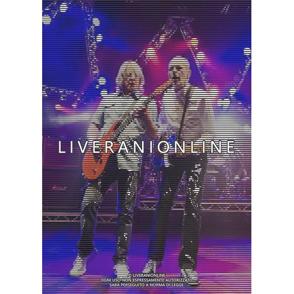 Status Quo playing live at Hammersmith Apollo, London UK. 28-03-2014. AG ALDO LIVERANI SAS ONLY ITALY
