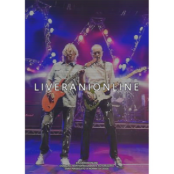 Status Quo playing live at Hammersmith Apollo, London UK. 28-03-2014. AG ALDO LIVERANI SAS ONLY ITALY