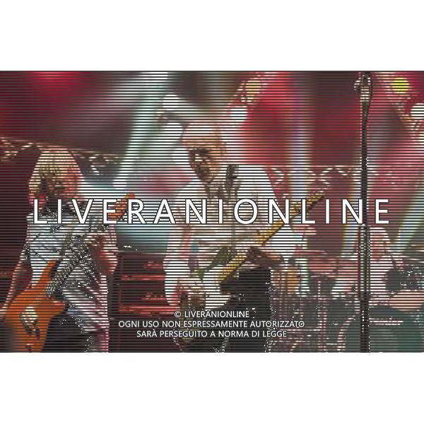 Status Quo playing live at Hammersmith Apollo, London UK. 28-03-2014. AG ALDO LIVERANI SAS ONLY ITALY