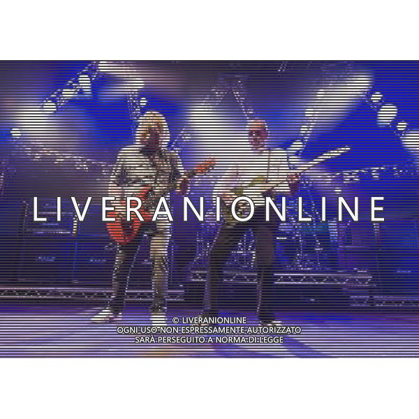Status Quo playing live at Hammersmith Apollo, London UK. 28-03-2014. AG ALDO LIVERANI SAS ONLY ITALY