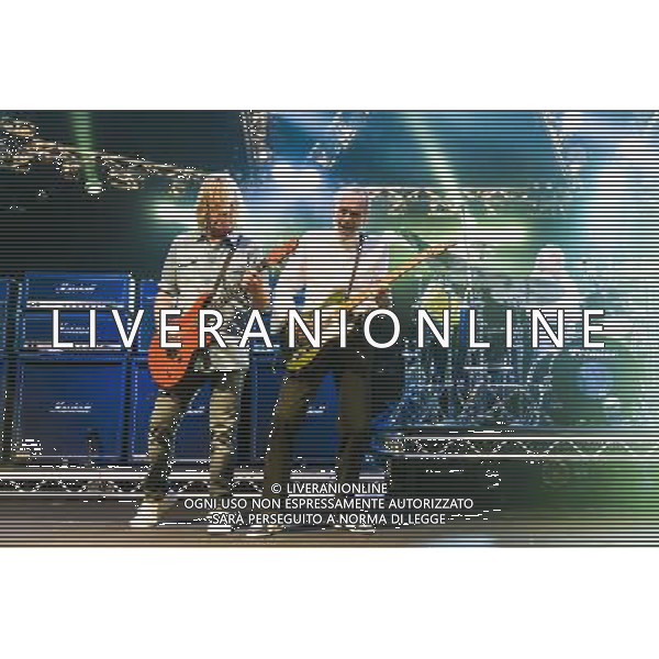 Status Quo playing live at Hammersmith Apollo, London UK. 28-03-2014. AG ALDO LIVERANI SAS ONLY ITALY