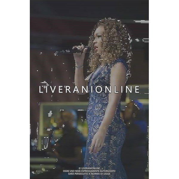 Rebecca Ferguson performing at Birmingham Symphony Hall, England on 27 March 2014. AG ALDO LIVERANI SAS ONLY ITALY