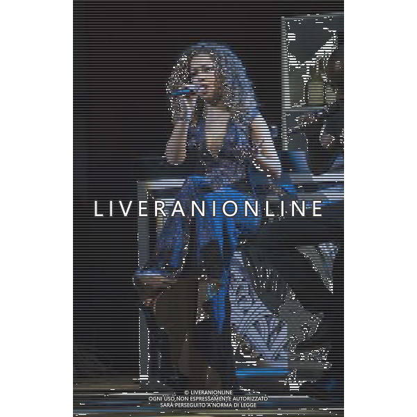 Rebecca Ferguson performing at Birmingham Symphony Hall, England on 27 March 2014. AG ALDO LIVERANI SAS ONLY ITALY