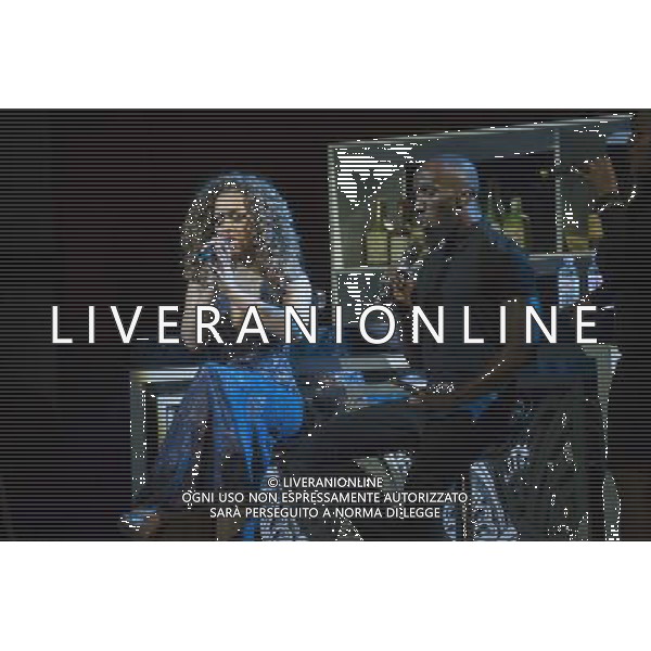 Rebecca Ferguson performing at Birmingham Symphony Hall, England on 27 March 2014. AG ALDO LIVERANI SAS ONLY ITALY