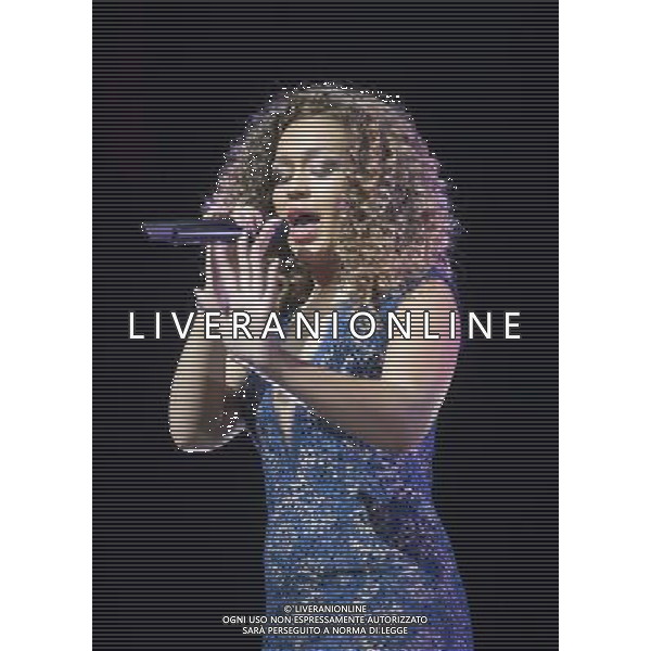 Rebecca Ferguson performing at Birmingham Symphony Hall, England on 27 March 2014. AG ALDO LIVERANI SAS ONLY ITALY