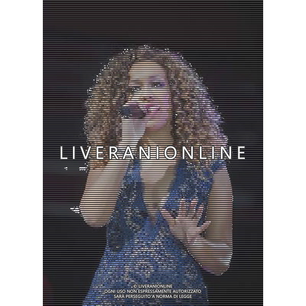 Rebecca Ferguson performing at Birmingham Symphony Hall, England on 27 March 2014. AG ALDO LIVERANI SAS ONLY ITALY