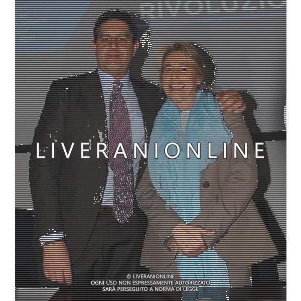 Convegno \'False rivoluzioni\' Milano - 29.03.2014 Nella Foto:Stefania Craxi con Giovanni Toti /Ph.Vitez-Ag. Aldo Liverani