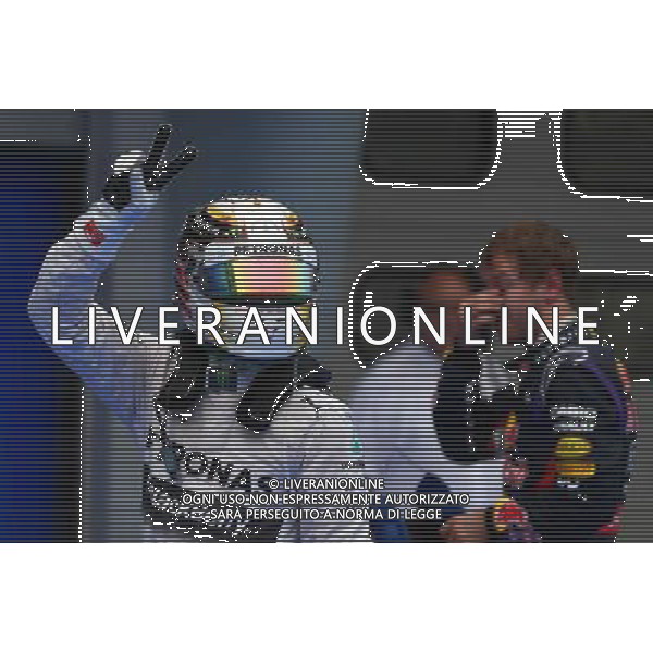Pole for Lewis Hamilton (GBR) Mercedes AMG F1 and 2nd for Sebastian Vettel (GER) Red Bull Racing. 29.03.2014. Formula 1 World Championship, Rd 2, Malaysian Grand Prix, Sepang, Malaysia, Saturday. - www.xpbimages.com, EMail: requests@xpbimages.com - copy of publication required for printed pictures. Every used picture is fee-liable. © Copyright: Batchelor / XPB Images ag aldo liverani sas only italy