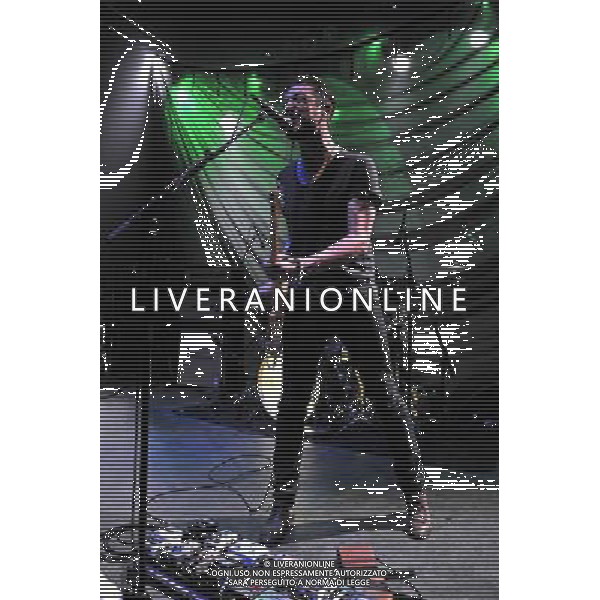 Snow Patrol-s lead guitarist, Nathan Connolly with his band called LITTLE MATADOR perform live at London\'s Shepherd\'s Bush Empire on March 27th 2014. Also featuring former Idlewild bassist Gavin Fox and multi-instrumentalist Troy Stewart - who plays in supergroup Tired Pony, drummer \'Binzer\' Brennan (The Frames) and guitarist Dave Magee (LaFaro). AG ALDO LIVERANI SAS ONLY ITALY