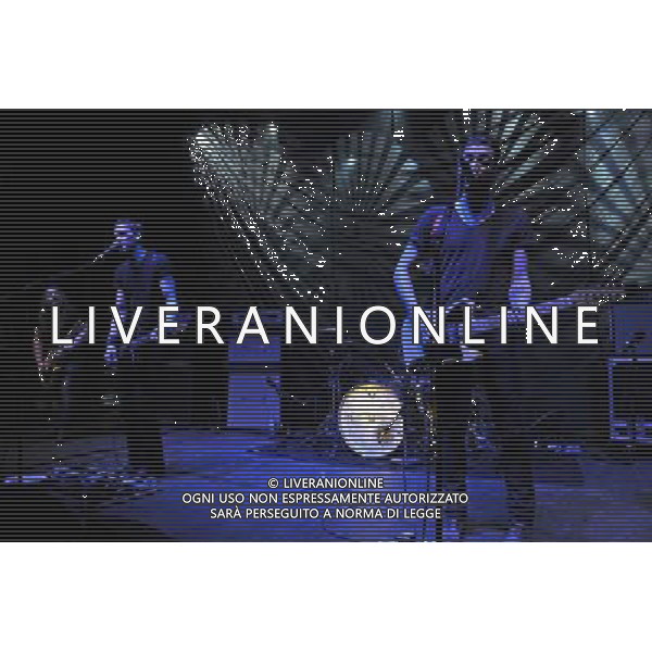 Snow Patrol-s lead guitarist, Nathan Connolly with his band called LITTLE MATADOR perform live at London\'s Shepherd\'s Bush Empire on March 27th 2014. Also featuring former Idlewild bassist Gavin Fox and multi-instrumentalist Troy Stewart - who plays in supergroup Tired Pony, drummer \'Binzer\' Brennan (The Frames) and guitarist Dave Magee (LaFaro). AG ALDO LIVERANI SAS ONLY ITALY