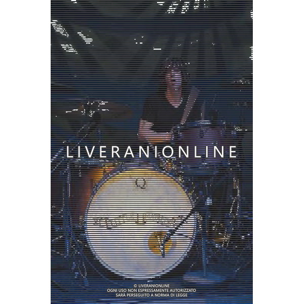 Snow Patrol-s lead guitarist, Nathan Connolly with his band called LITTLE MATADOR perform live at London\'s Shepherd\'s Bush Empire on March 27th 2014. Also featuring former Idlewild bassist Gavin Fox and multi-instrumentalist Troy Stewart - who plays in supergroup Tired Pony, drummer \'Binzer\' Brennan (The Frames) and guitarist Dave Magee (LaFaro). AG ALDO LIVERANI SAS ONLY ITALY