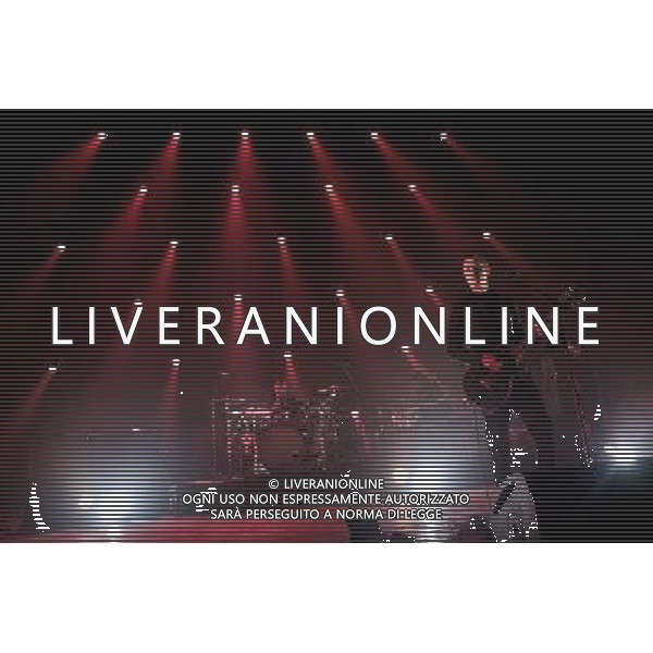 Interpol perform live at the NME Awards Tour 2014, O2 Academy Brixton, London, United Kingdom. 27 March 2014. Paul Banks, Sam Fogarino, Daniel Kessler. AG ALDO LIVERANI SAS ONLY ITALY