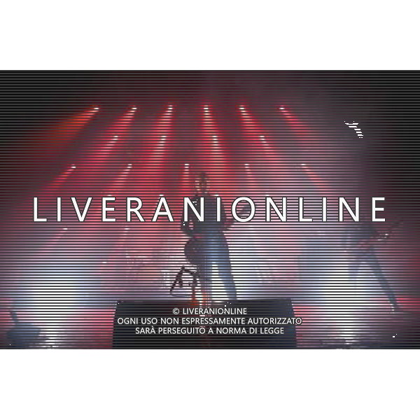 Interpol perform live at the NME Awards Tour 2014, O2 Academy Brixton, London, United Kingdom. 27 March 2014. Paul Banks, Sam Fogarino, Daniel Kessler. AG ALDO LIVERANI SAS ONLY ITALY