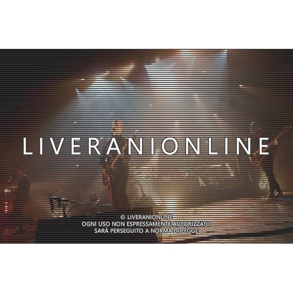 Interpol perform live at the NME Awards Tour 2014, O2 Academy Brixton, London, United Kingdom. 27 March 2014. Paul Banks, Sam Fogarino, Daniel Kessler. AG ALDO LIVERANI SAS ONLY ITALY