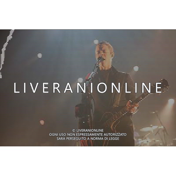 Interpol perform live at the NME Awards Tour 2014, O2 Academy Brixton, London, United Kingdom. 27 March 2014. Paul Banks, Sam Fogarino, Daniel Kessler. AG ALDO LIVERANI SAS ONLY ITALY