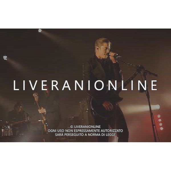 Interpol perform live at the NME Awards Tour 2014, O2 Academy Brixton, London, United Kingdom. 27 March 2014. Paul Banks, Sam Fogarino, Daniel Kessler. AG ALDO LIVERANI SAS ONLY ITALY