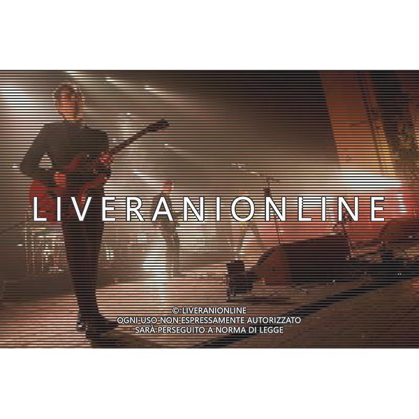 Interpol perform live at the NME Awards Tour 2014, O2 Academy Brixton, London, United Kingdom. 27 March 2014. Paul Banks, Sam Fogarino, Daniel Kessler. AG ALDO LIVERANI SAS ONLY ITALY