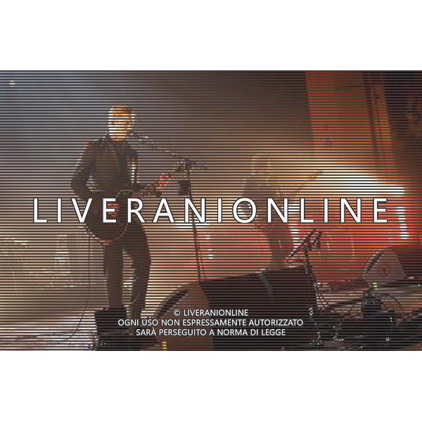 Interpol perform live at the NME Awards Tour 2014, O2 Academy Brixton, London, United Kingdom. 27 March 2014. Paul Banks, Sam Fogarino, Daniel Kessler. AG ALDO LIVERANI SAS ONLY ITALY