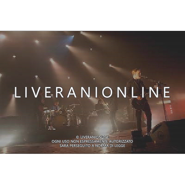 Interpol perform live at the NME Awards Tour 2014, O2 Academy Brixton, London, United Kingdom. 27 March 2014. Paul Banks, Sam Fogarino, Daniel Kessler. AG ALDO LIVERANI SAS ONLY ITALY