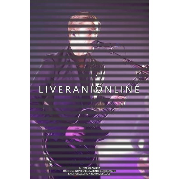 Interpol perform live at the NME Awards Tour 2014, O2 Academy Brixton, London, United Kingdom. 27 March 2014. Paul Banks, Sam Fogarino, Daniel Kessler. AG ALDO LIVERANI SAS ONLY ITALY