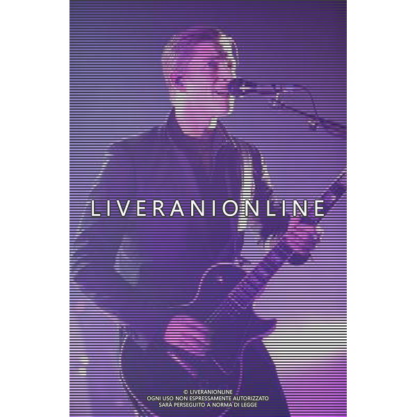 Interpol perform live at the NME Awards Tour 2014, O2 Academy Brixton, London, United Kingdom. 27 March 2014. Paul Banks, Sam Fogarino, Daniel Kessler. AG ALDO LIVERANI SAS ONLY ITALY